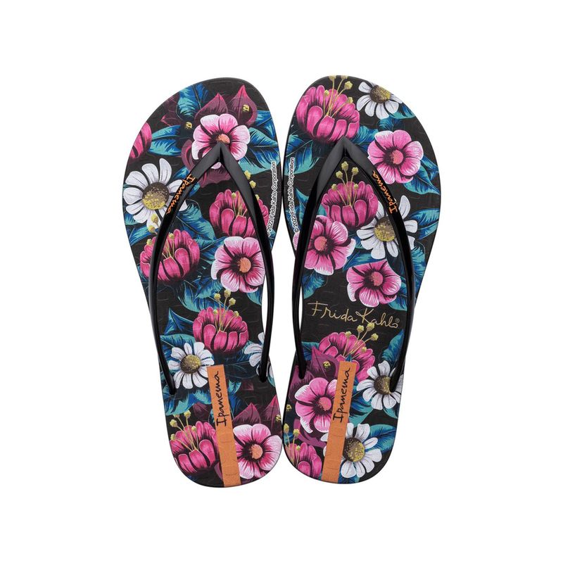 IPANEMA - SANDALIA MUJER NEGRO FLORES IPANEMA FRIDA KAHLO