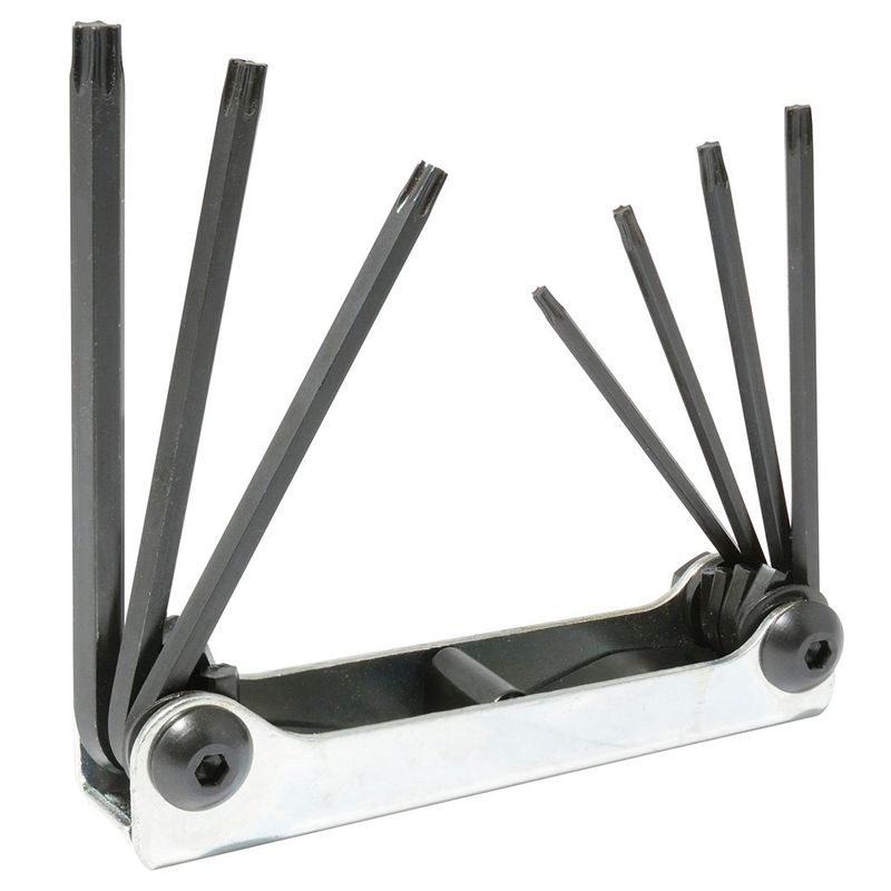 URREA - Juego de 7 llaves Torx® tipo navaja T10-T40 Urrea
