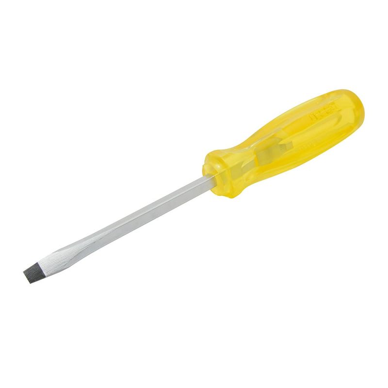 URREA - Destornillador ámbar barra cuadrada punta plana 1/4"x9 Urrea