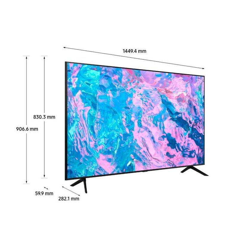 SAMSUNG - TV SAMSUNG 65" Pulgadas 165.1 cm 65CU7000 4KUHD LED Smart TV.---_.