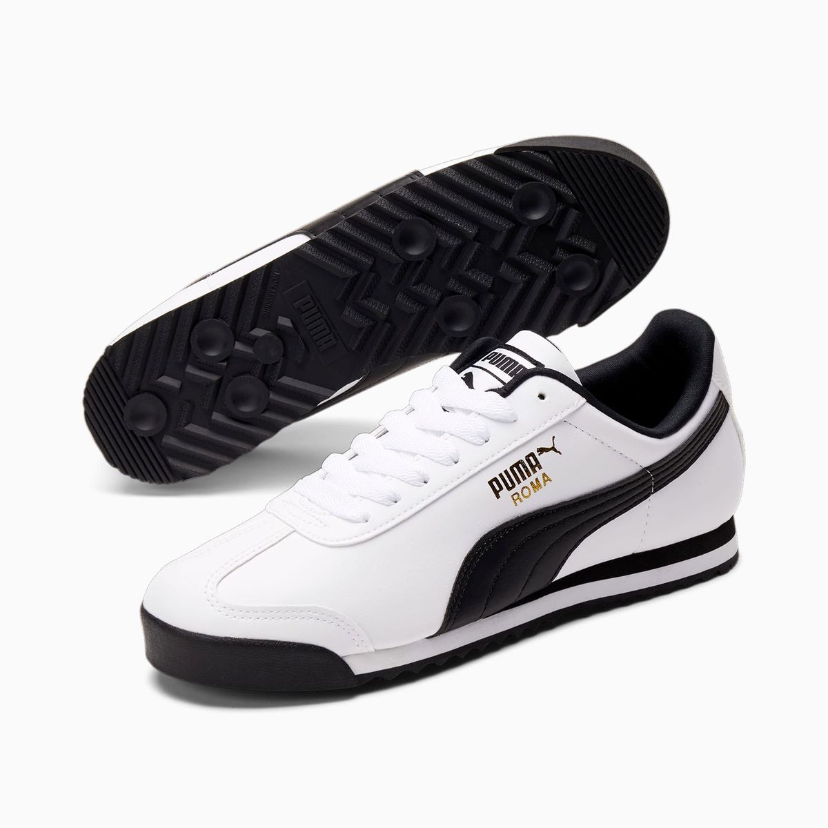 PUMA - Tenis Deportivos Marca Puma Roma Basic Blanco Hombre