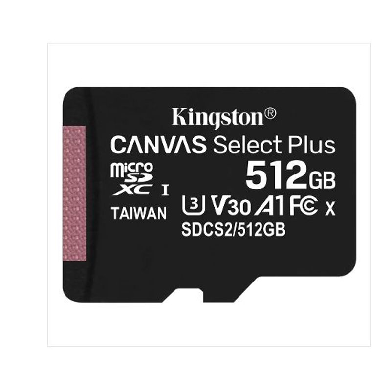 KINGSTON - Memoria Micro SD KINGSTON 512GB Clase 10