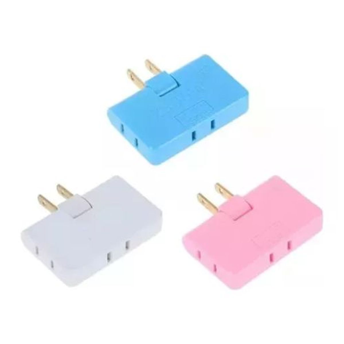 AFM - Enchufe Plano De 3 Salidas Extensión 180 Multitoma