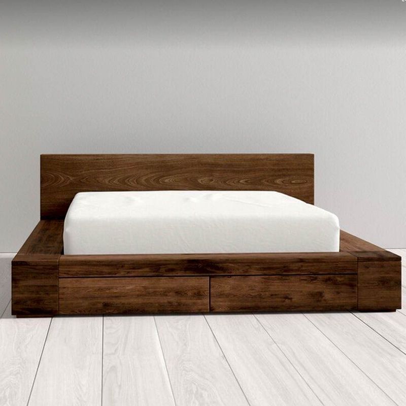 22 GRADOS DECORACION - Cama Sady Roble 2x2mt 22 Grados Decoracion
