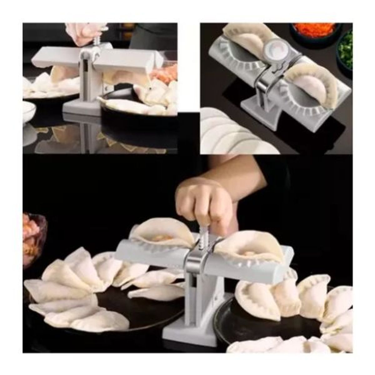 AFM - Maquina Molde Cortador Para Hacer Empanadas Fácil Libre Bpa