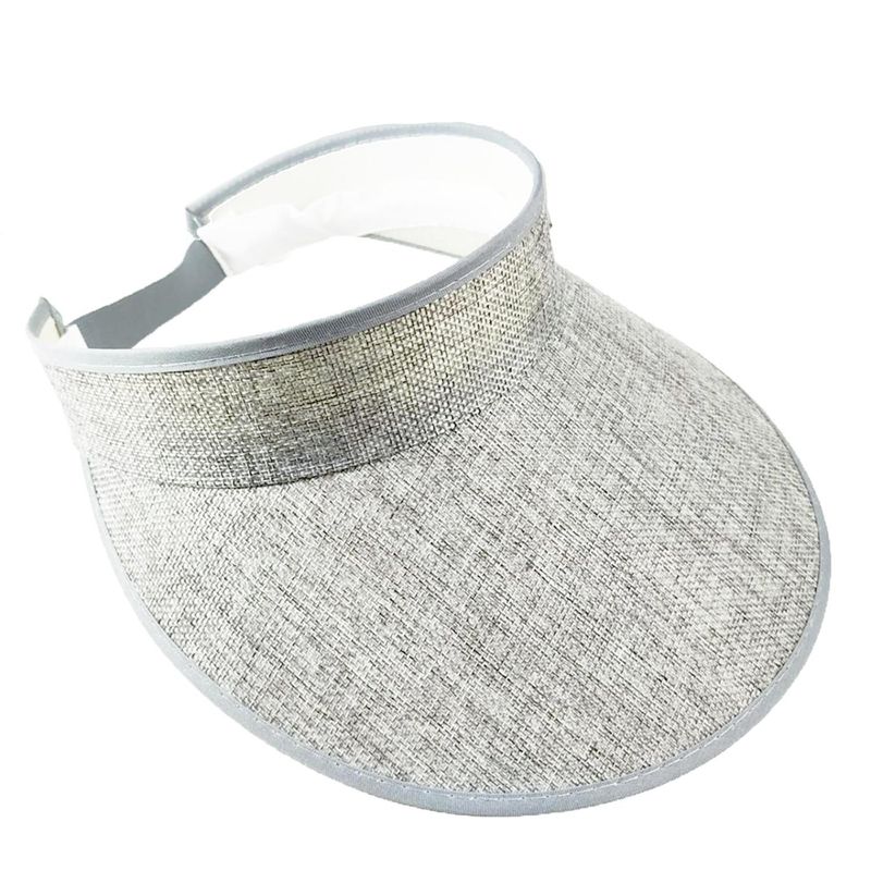 VELBROS - Gorra Visera Pava Cachucha Ala Ancha Deporte Sol - Gris