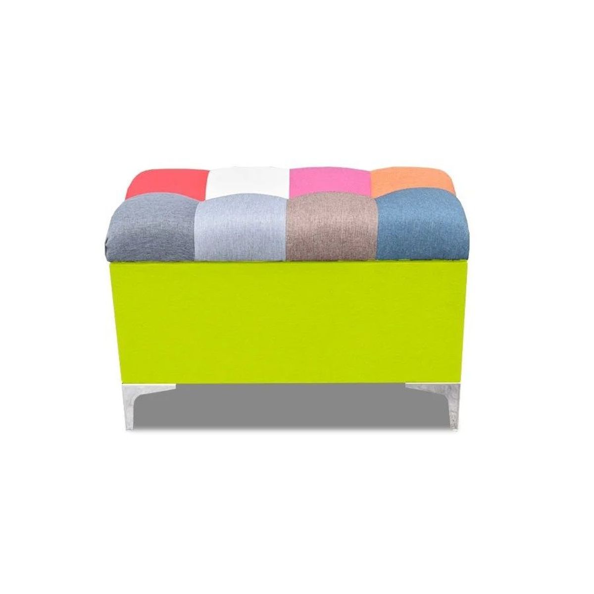 MAGIC CLASS - PUFF BAUL MULTICOLOR90X40X50 ECOCUERO VERDE