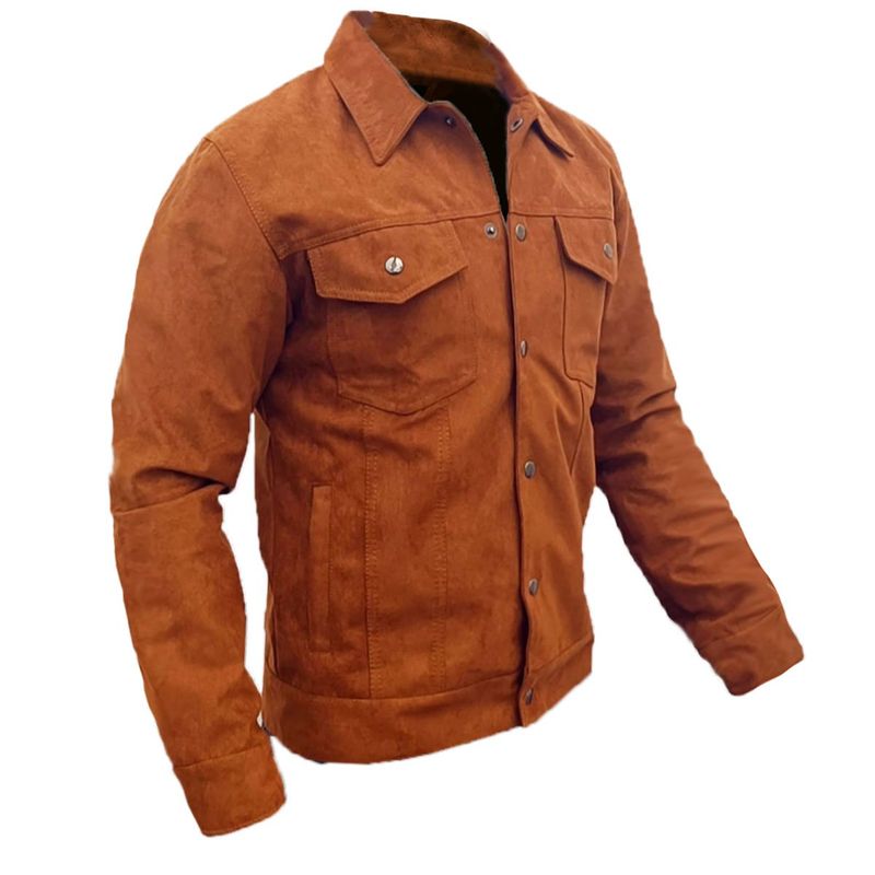 THE CLOTHING COMPANY - Chaqueta Hombre Gamuza Sintética Forrada