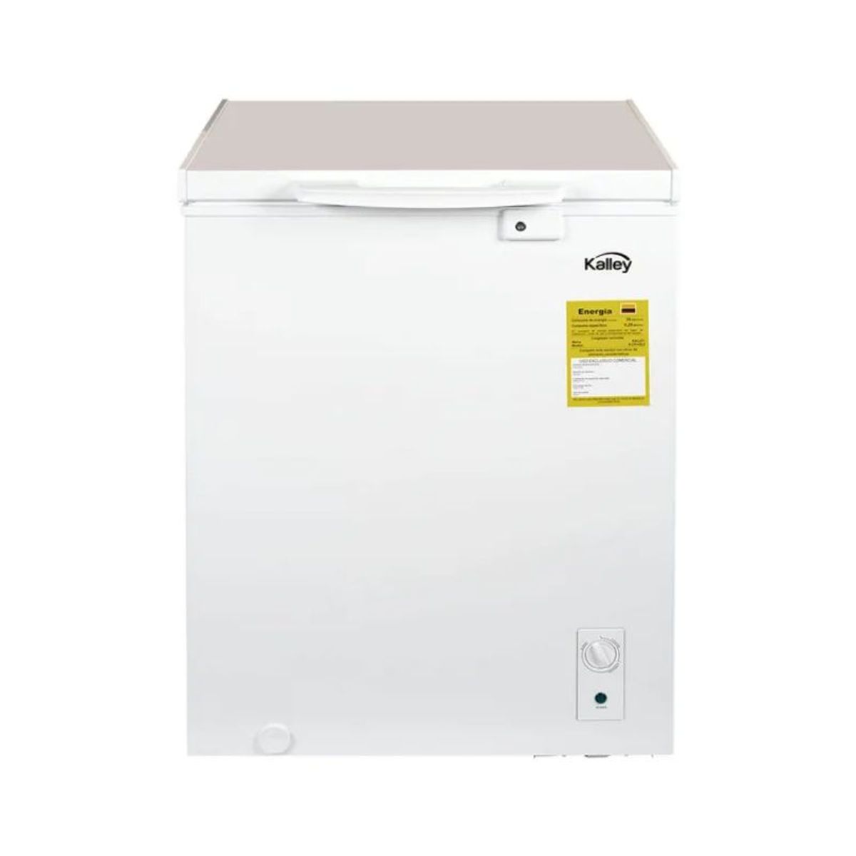 KALLEY - Congelador horizontal KALLEY Dual 142 Litros K-CH142L2 Blanco