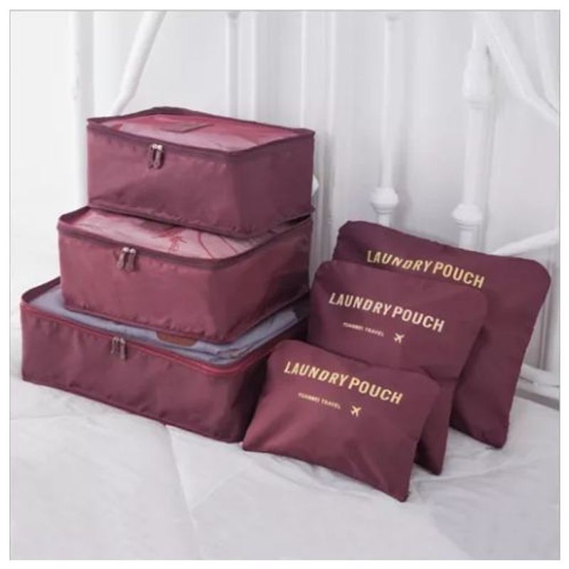 AFM - Set Multifuncional Organizador  Para Viaje Y Hogar- 6 Piezas