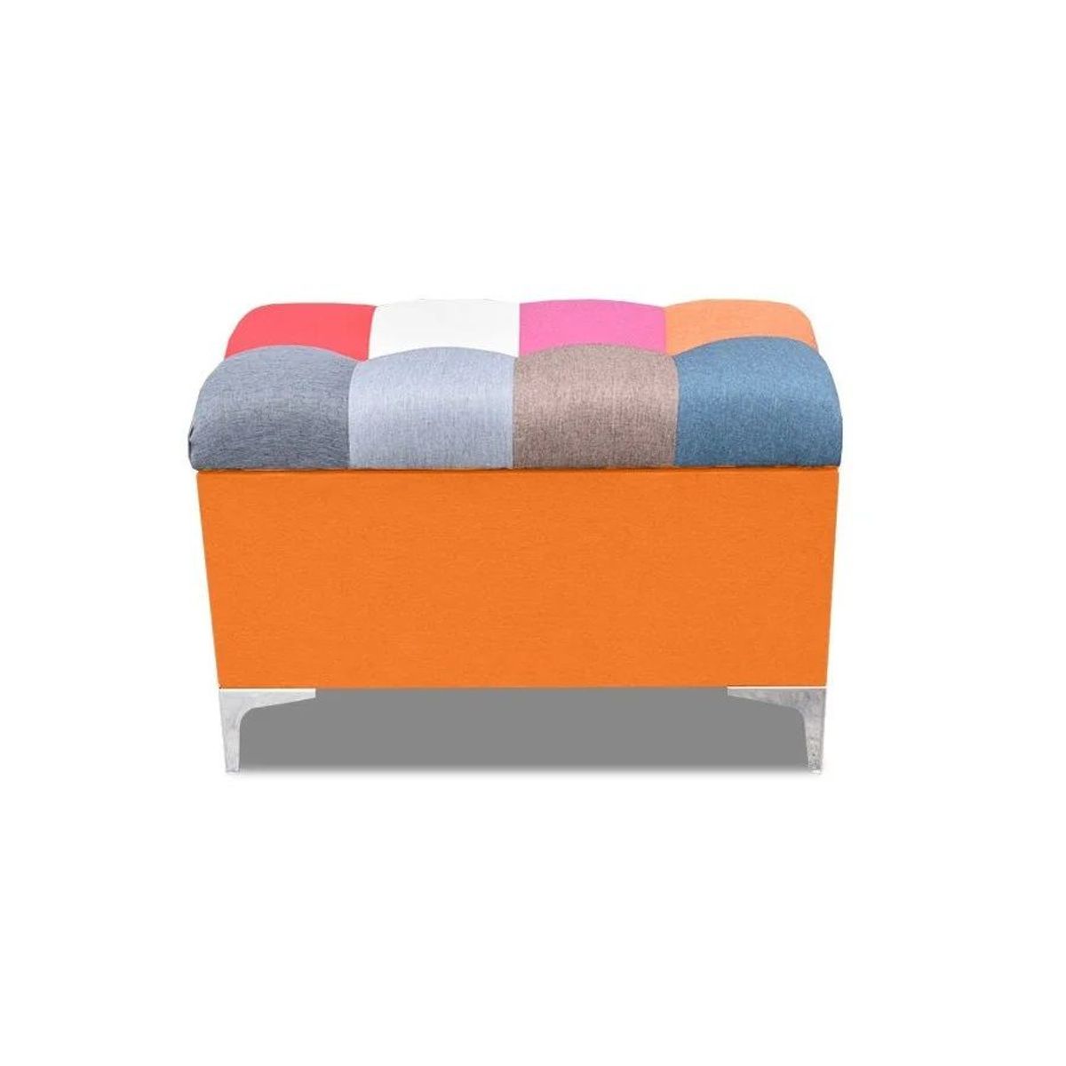 MAGIC CLASS - PUFF BAUL MULTICOLOR140X40X50 MICROFIBRA NARANJA