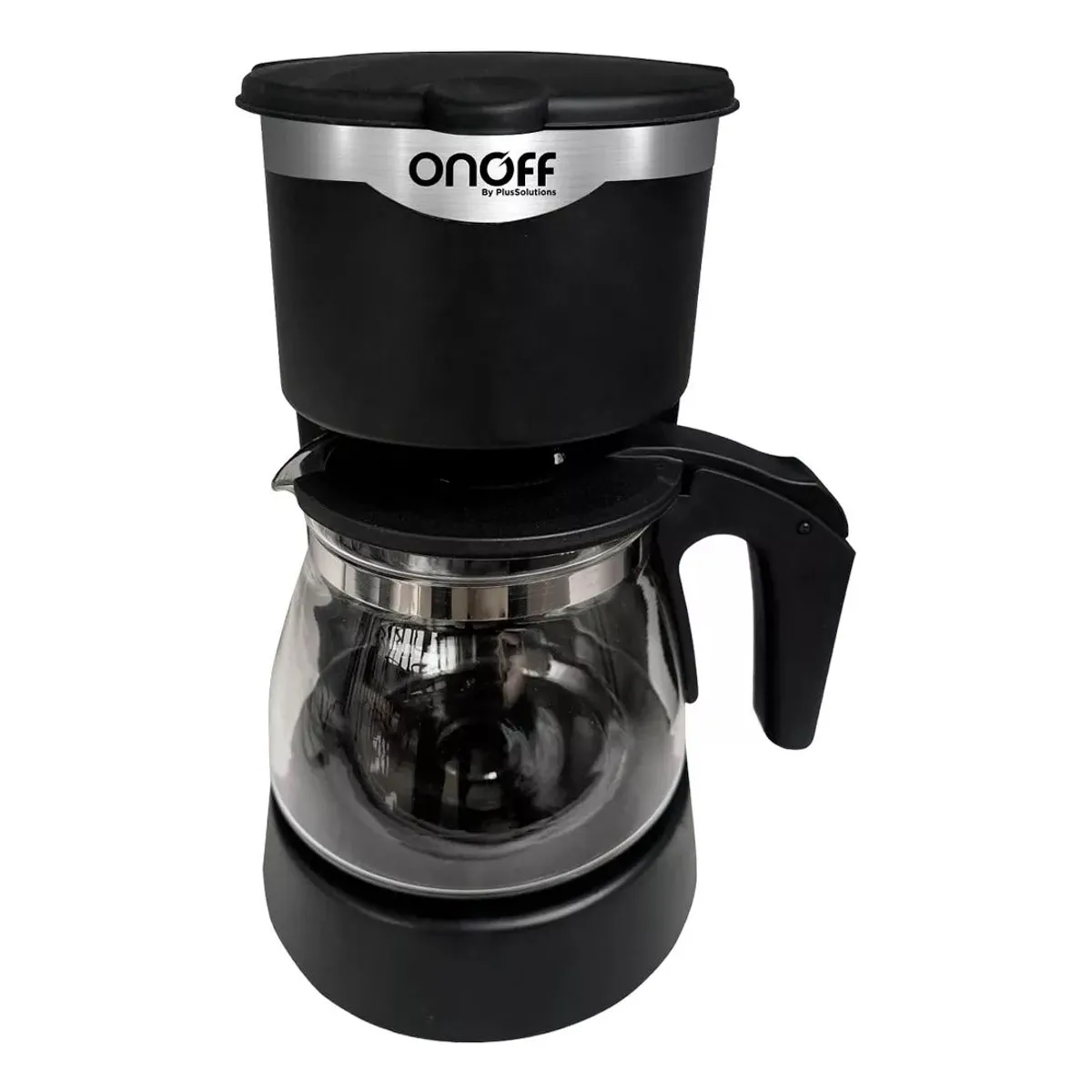 PLUS SOLUTIONS - Cafetera OnOff con Jarra de Vidrio de 650ml RP1603