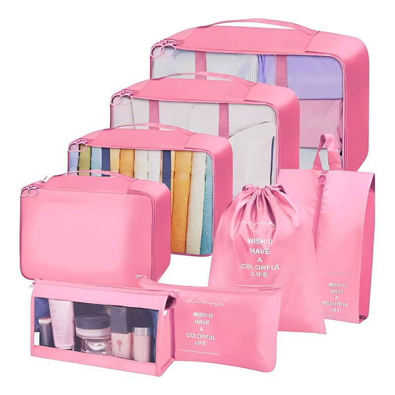 MILOPTS - Kit Organizadores De Maleta Bolsas De Viaje X8 Piezas