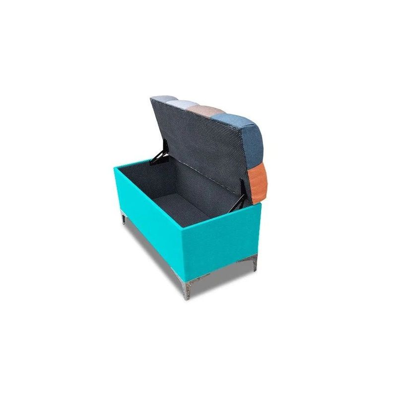 MAGIC CLASS - PUFF BAUL MULTICOLOR160X40X50 MICROFIBRA AZUL
