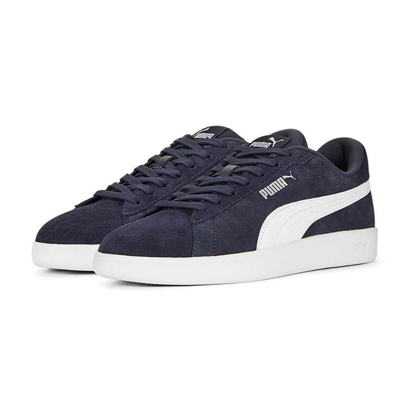 PUMA - Tenis Zapatillas Puma Hombre Smash 3.0 Original Negro Casual