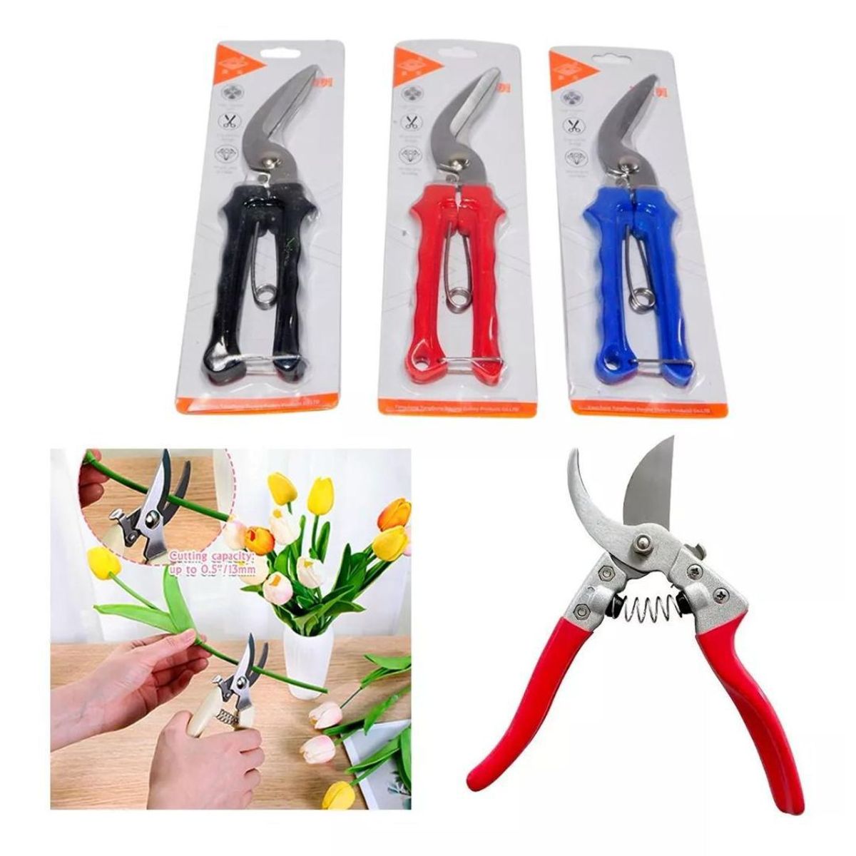 GENERICO - Tijeras Para Cortar Flores Herramientas Manuales