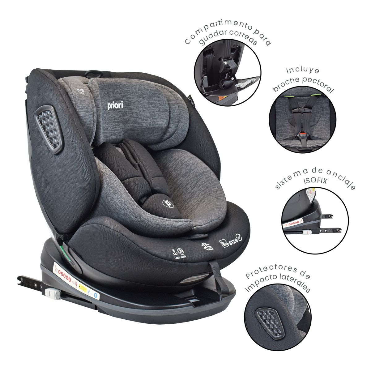 PRIORI - Silla Carro Bebe Priori I Hero Negro