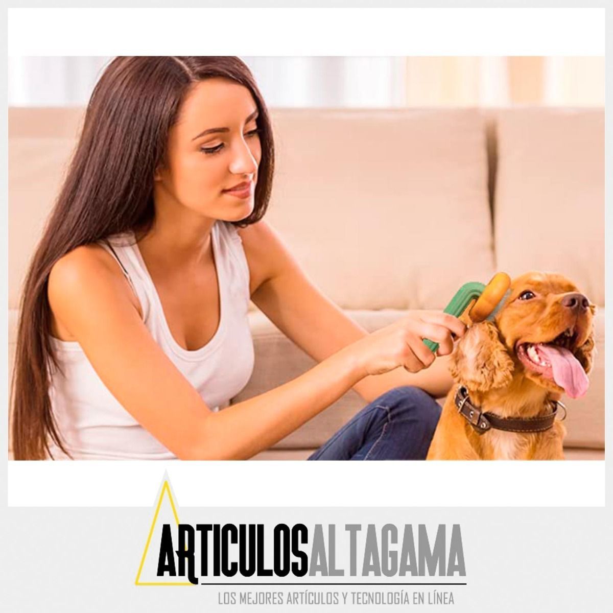 XALTA - Cepillo Removedor De Pelo Para Mascotas -Morado