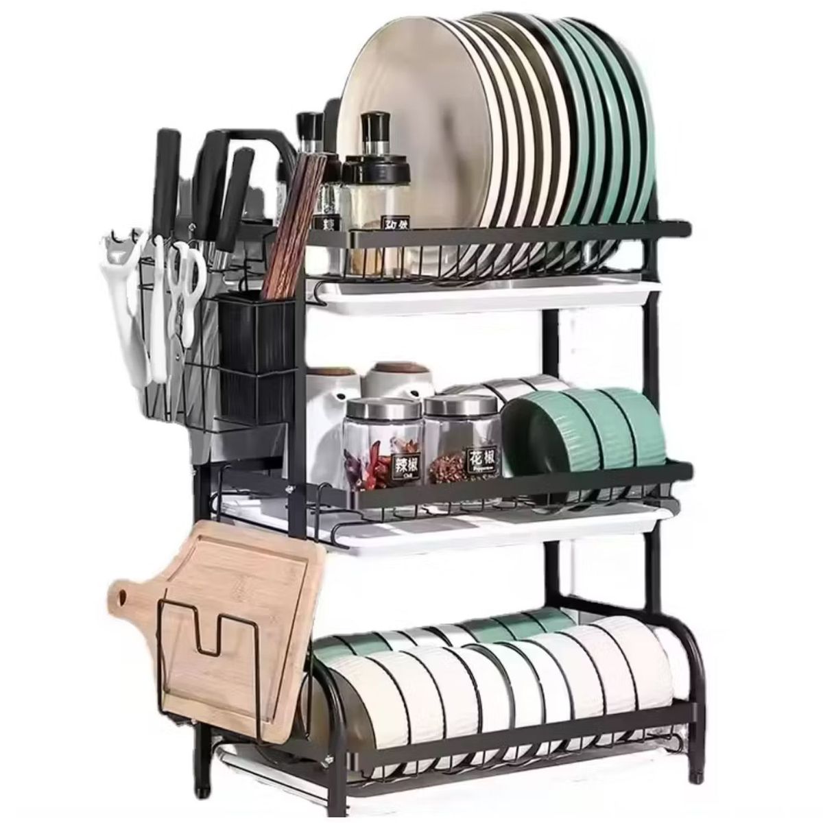 ONE PIXEL - Platero Escurridor De Platos Graduable Y Organizador De Loza ONE PIXEL