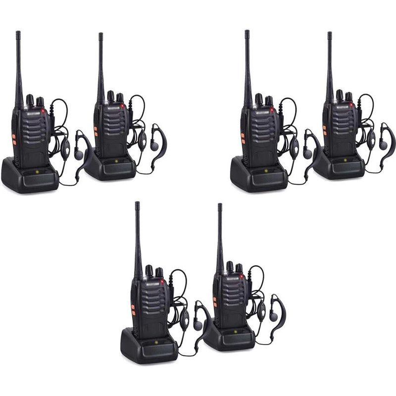 BAOFENG - Radio Intercomunicador  Baofeng BF 888S Walkie Takie  PROM X 6