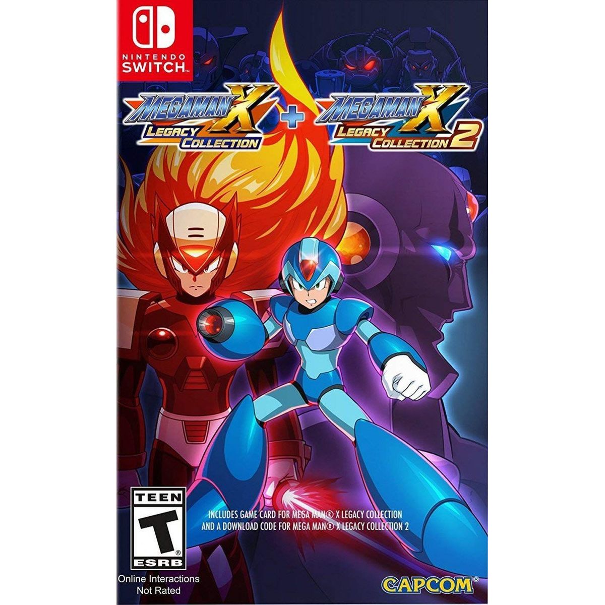 CAPCOM - Mega man x legacy collection 1 + 2 - nintendo switch