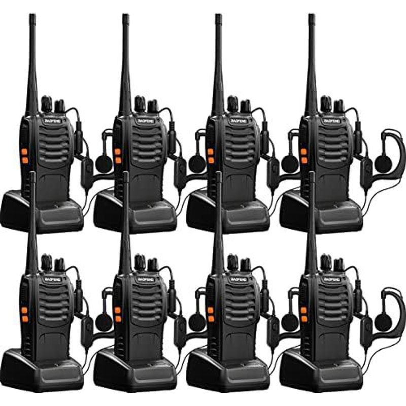 GENERICO - Radio Intercomunicador  Baofeng BF 888S Walkie Takie  PROM X 8