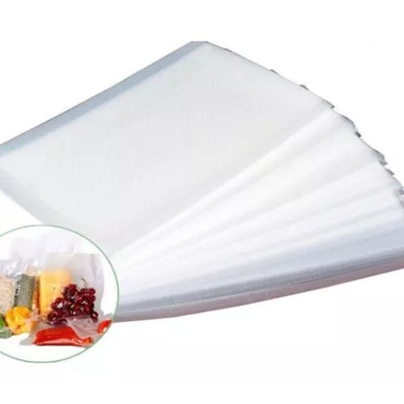 GENERICO - 100 Bolsas De 16x24cm Para Maquina Sella De Empacar Al Vacío