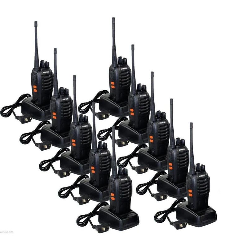 GENERICO - Radio Intercomunicador Baofeng BF 888S Walkie Takie  PROM X 10
