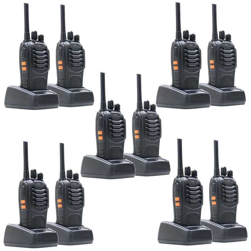 GENERICO - Radio Intercomunicador Baofeng BF 888S Walkie Takie  PROM X 10