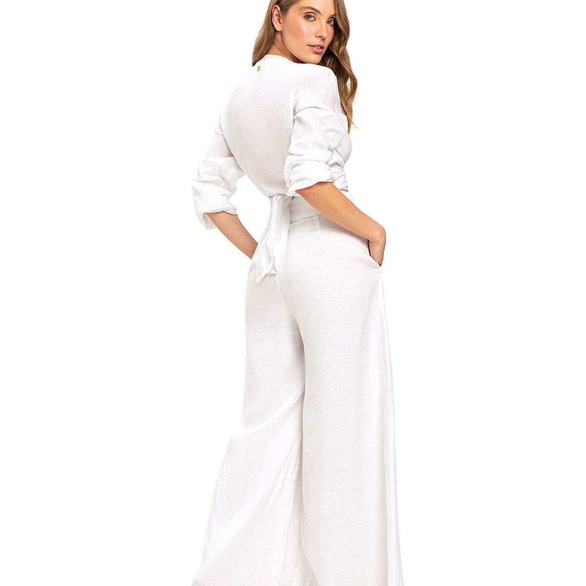 ONDA DE MAR - Pantalon Onda De Mar Blanco Ept001whts
