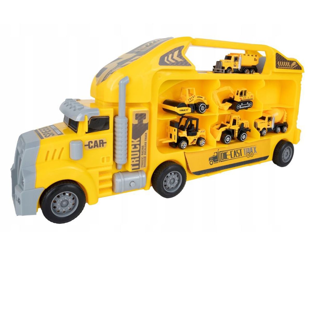 GENERICO - Camion Niñera Vehiculos De Construccion Metal Luz Y Sonido