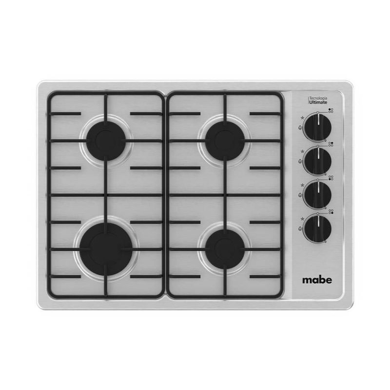 MABE - Cubierta Mabe 60cm 4 puesto Gas Inox PM6044NA0