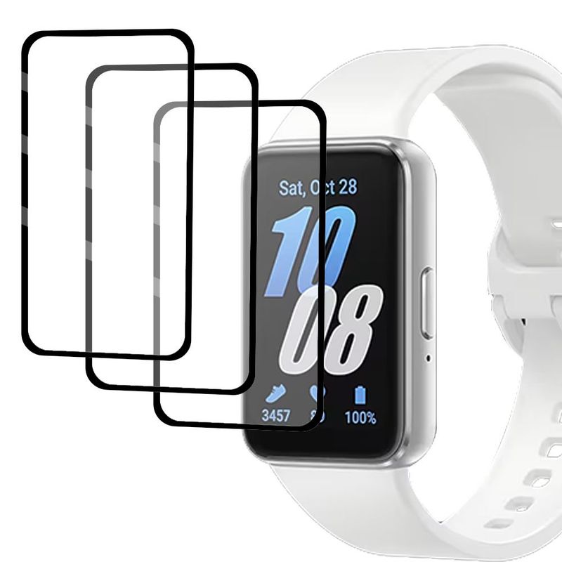GENERICO - Vidrio Ceramico Protector Antishock Para Reloj Samsung Fit 3