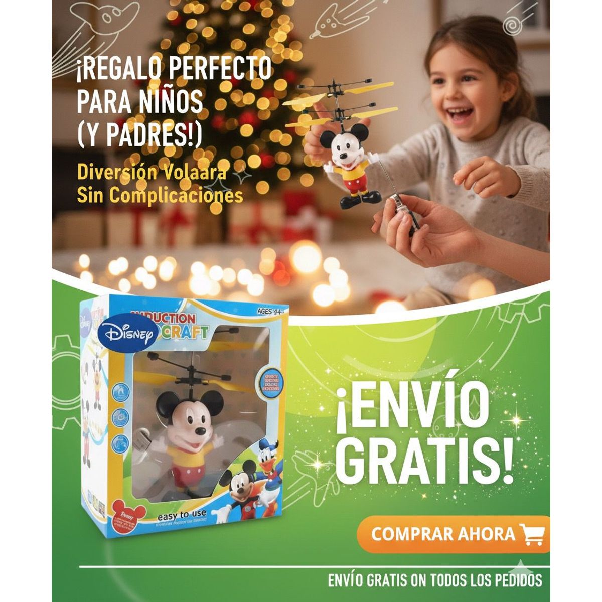 HOMETLY - dron teledirigido tipo drone regalo para niños