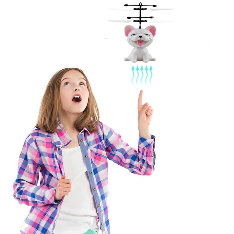 HOMETLY - Juguete Para Niña mascota Voladora Con Luces Y Sensor