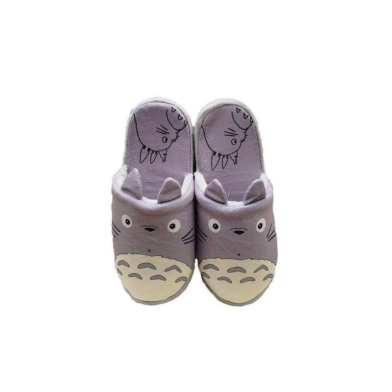 GENERICO - Pantuflas Gris claro con orejitas