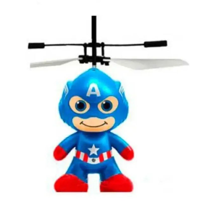 HOMETLY - drone para niños capitan Con Luces Y Sensor azul