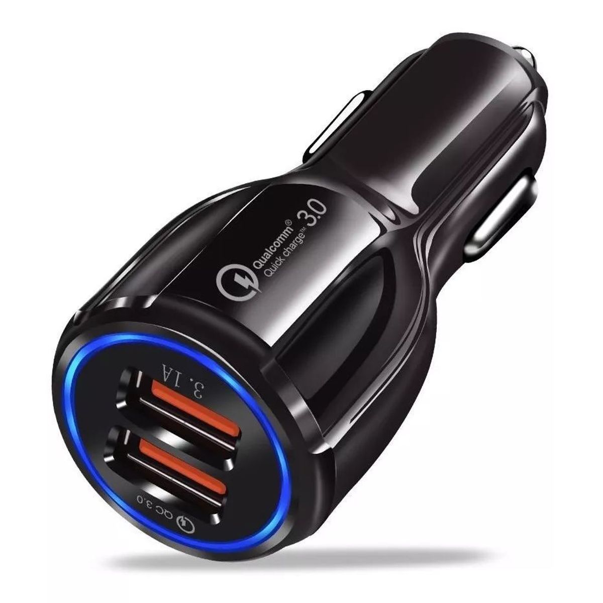GENERICO - Cargador Carro Carga Rápida Doble Usb - Quick Charge 5v 3.0