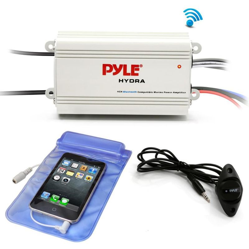 PYLE - Amplificador de audio Marino PYLE PLMRMB4CW