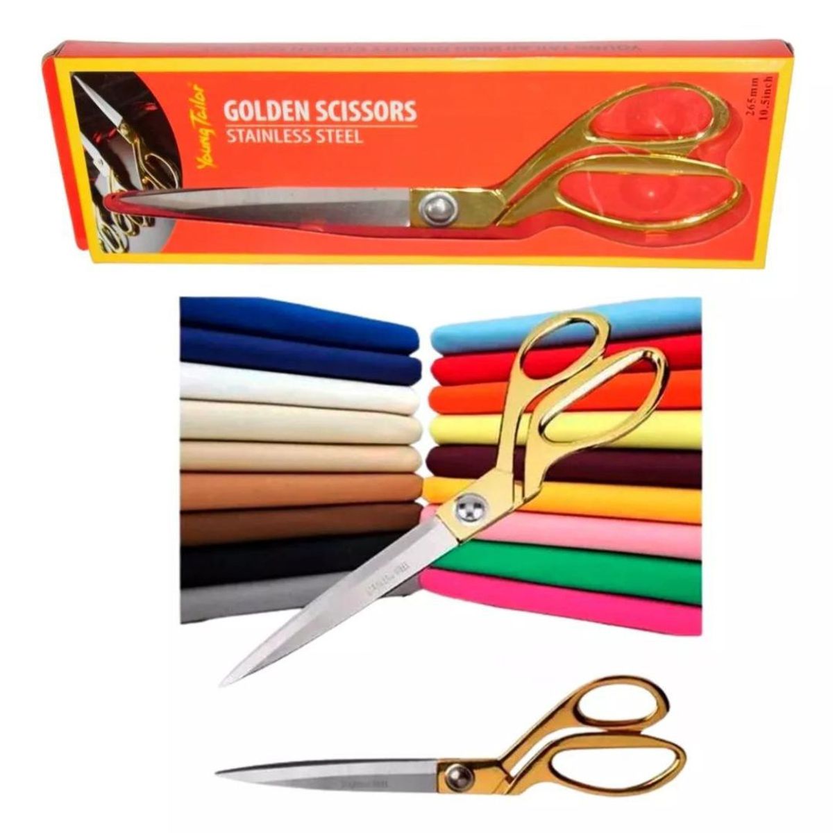 GENERICO - Tijeras De Sastre Para Cortar Tela Ropa Cuero