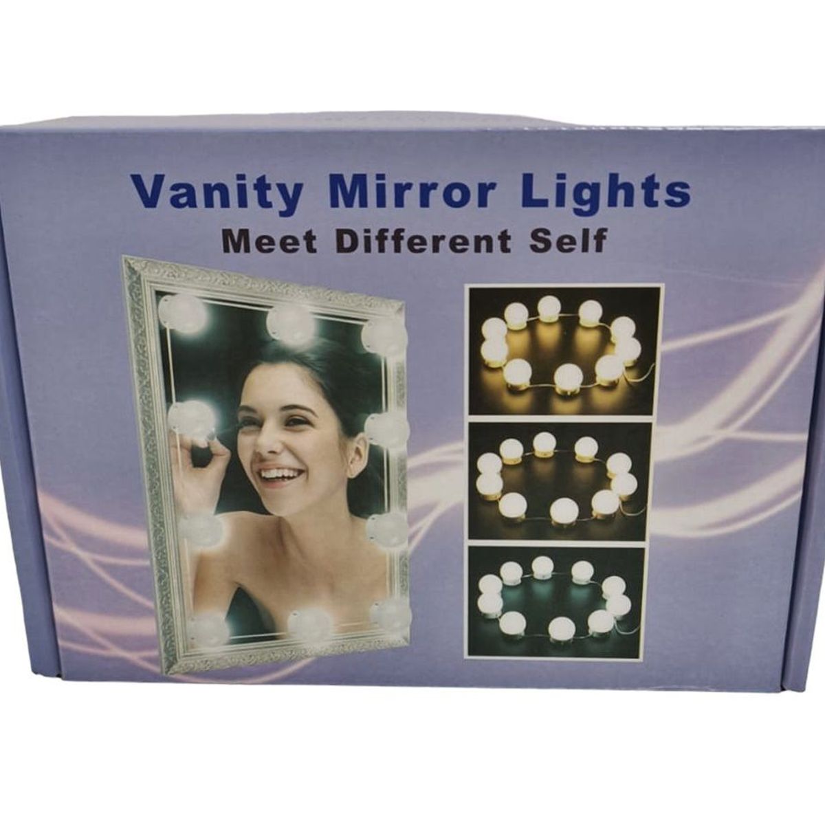 GENERICO - Juego Luces Led Para Espejo y Tocador Kit 10 Bombillas