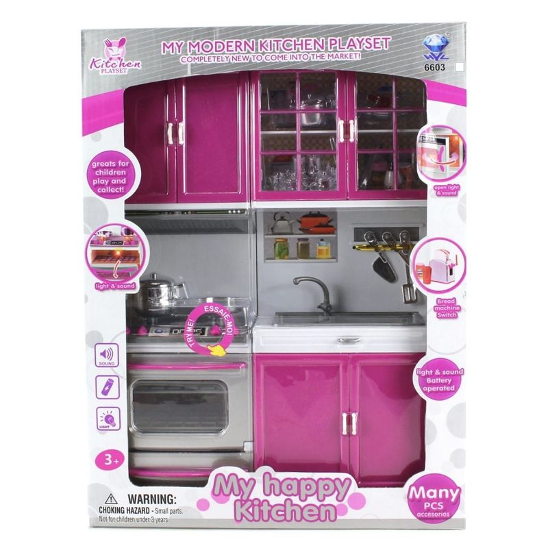 GENERICO - Mini cocina encantadora para muñecas