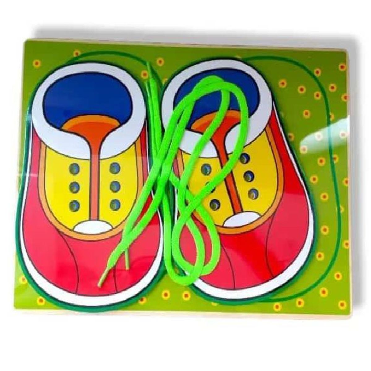 SWISSHOME DR HOFFMAN - JUEGO EDUCATIVO PARA NIÑOS +3 AÑOS ZAPATO DE AMARRAR