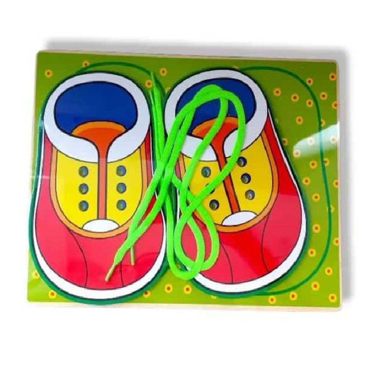 SWISSHOME DR HOFFMAN - JUEGO EDUCATIVO PARA NIÑOS +3 AÑOS ZAPATO DE AMARRAR