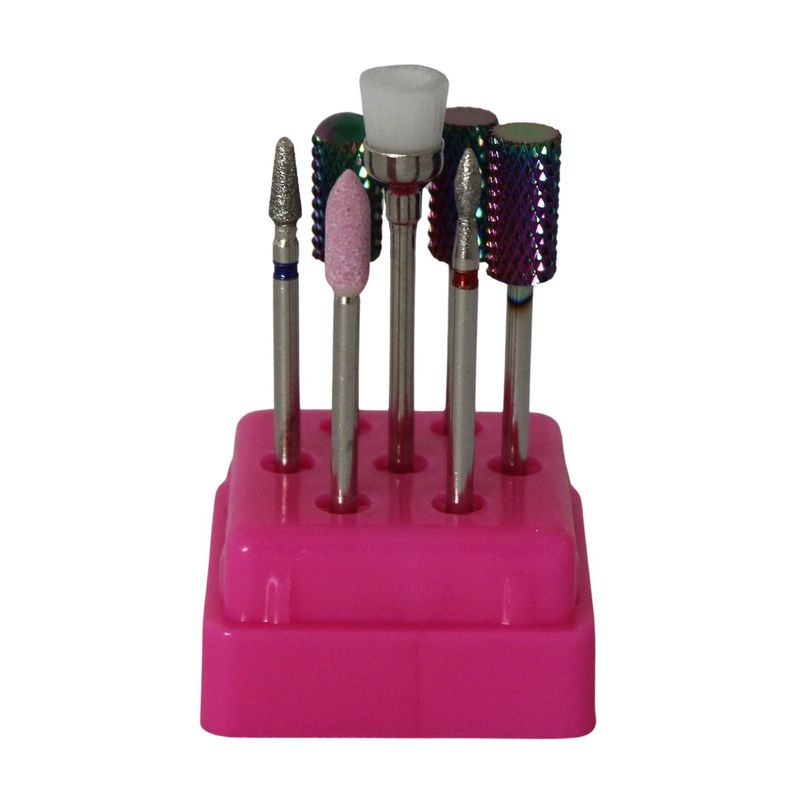 GENERICO - Kit Puntas Brocas Para Drill De uñas En Tungsteno