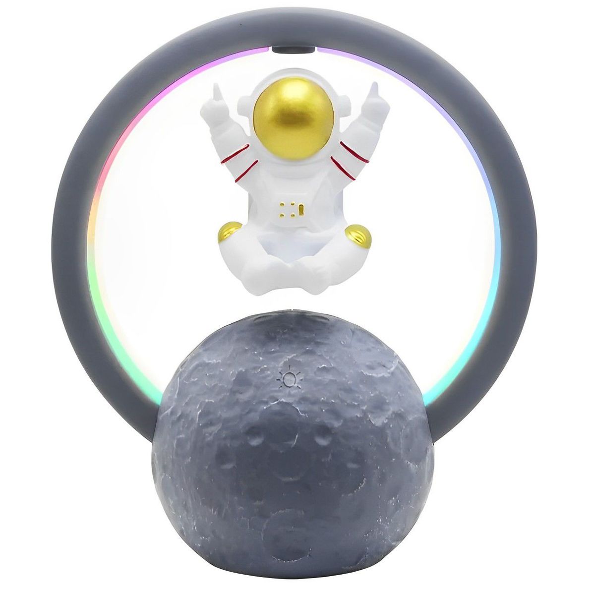 GENERICO - Parlante Astronauta Magnético Bluetooth Luz Led Colores