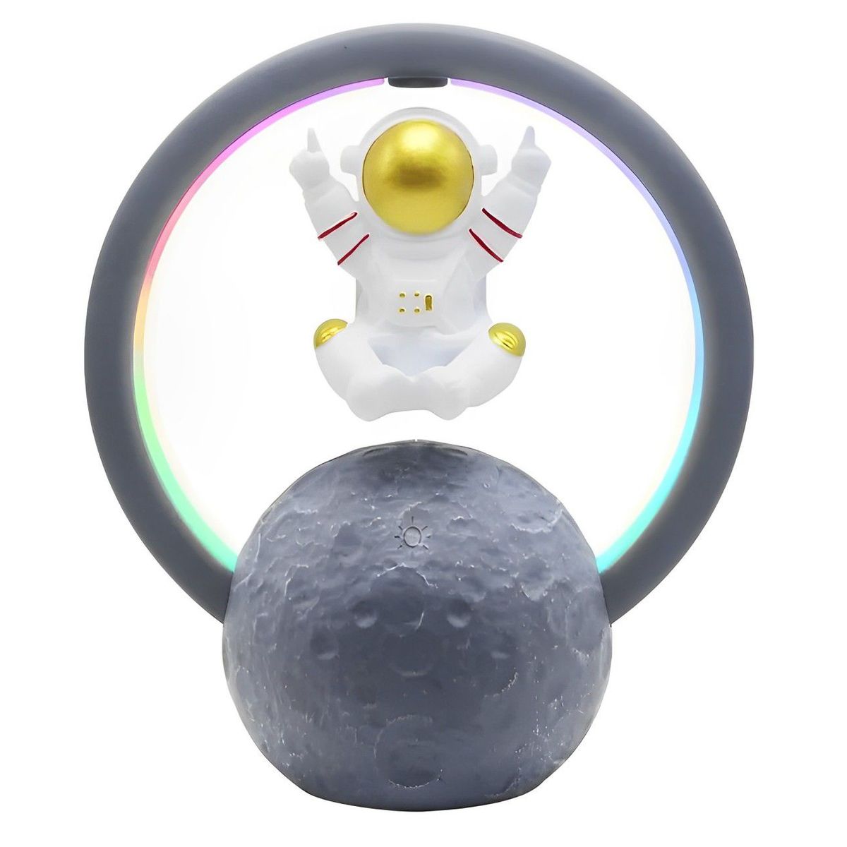 GENERICO - Parlante Astronauta Magnético Bluetooth Luz Led Colores