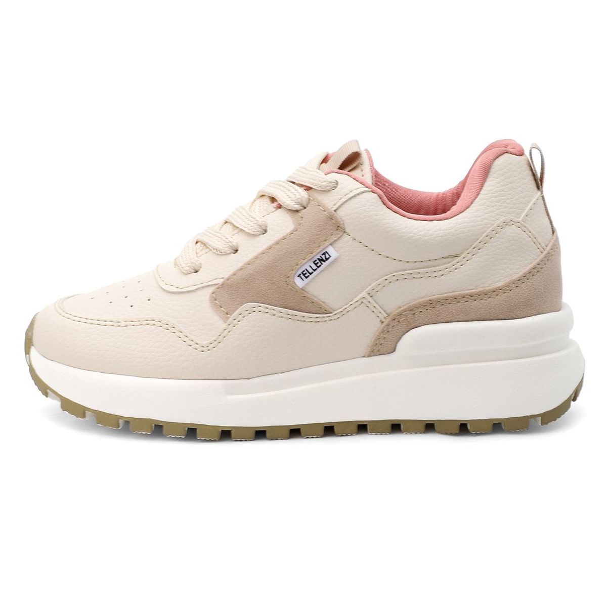 TELLENZI - Tenis Dama Beige Tellenzi 515