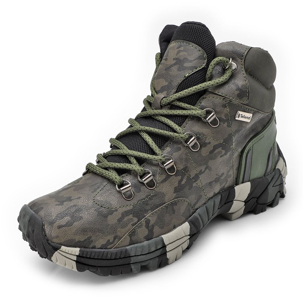 TELLENZI - Bota Hombre Outdoor Verde Tellenzi 11200