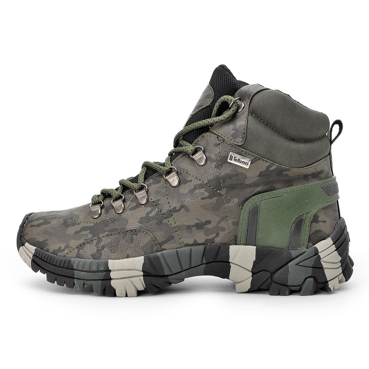 TELLENZI - Bota Hombre Outdoor Verde Tellenzi 11200
